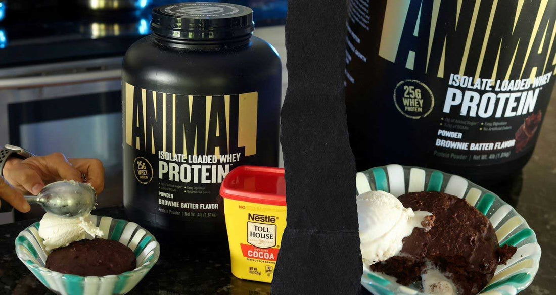 Triple Chocolate Protein Brownie