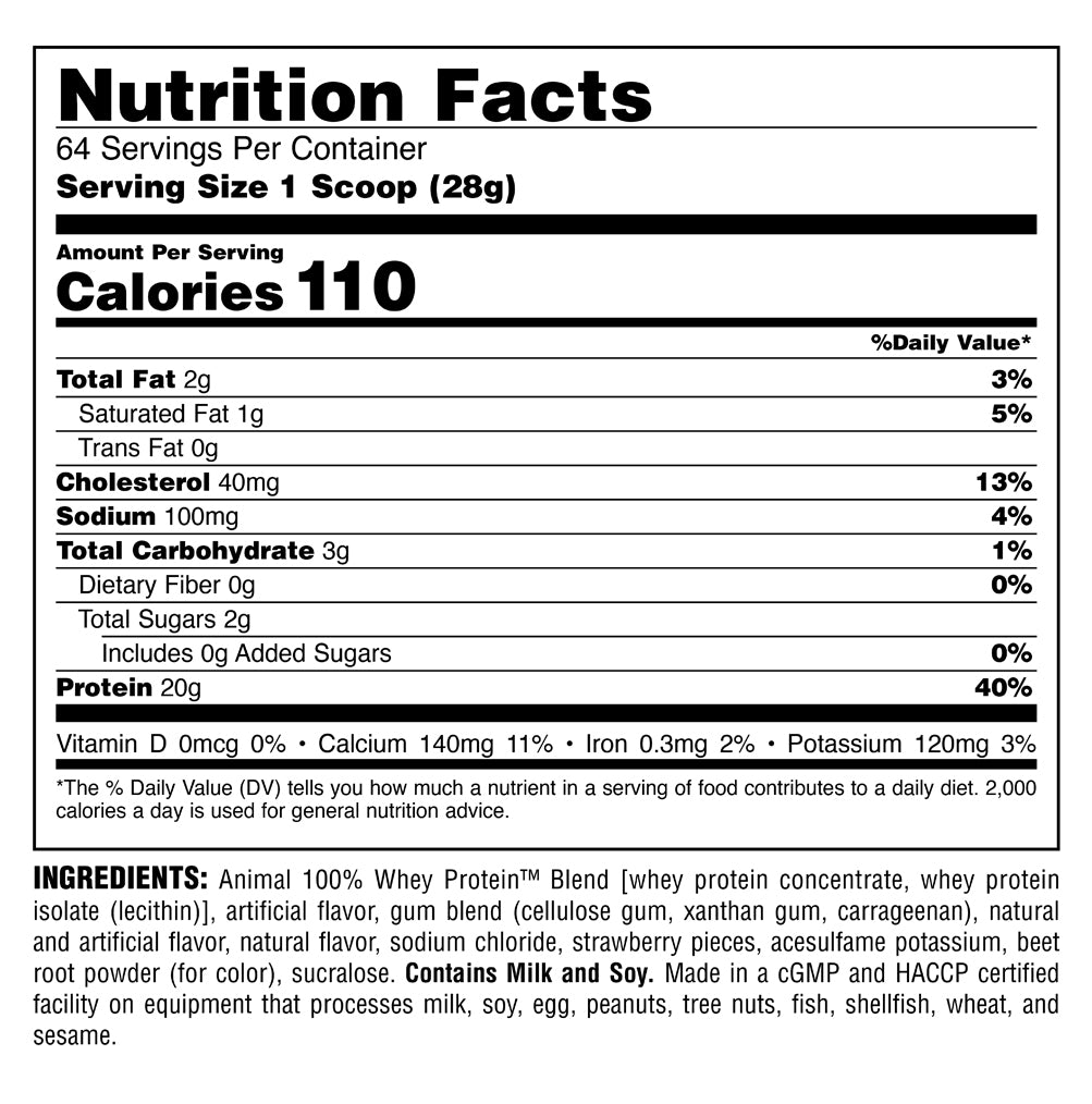 nutrition facts