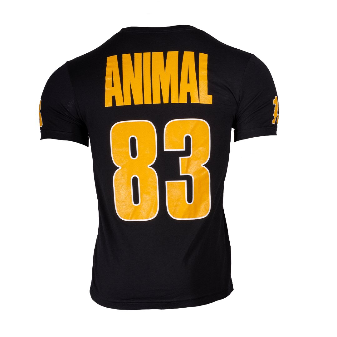 Animal Jersey Black Tee