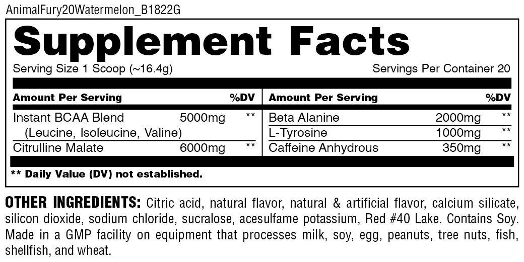 nutrition facts