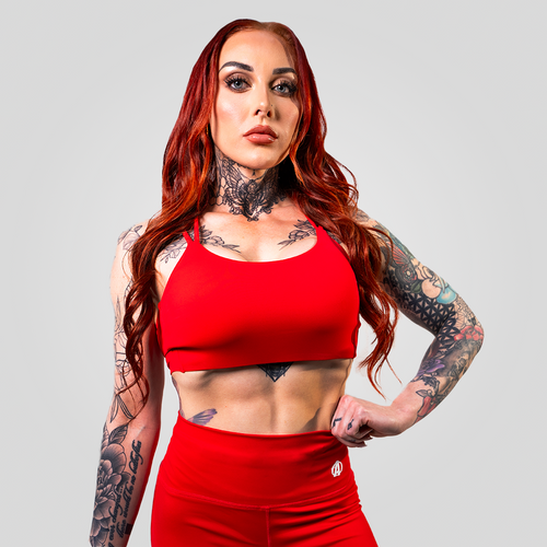 Animal Women's Performance Red Sports Bra