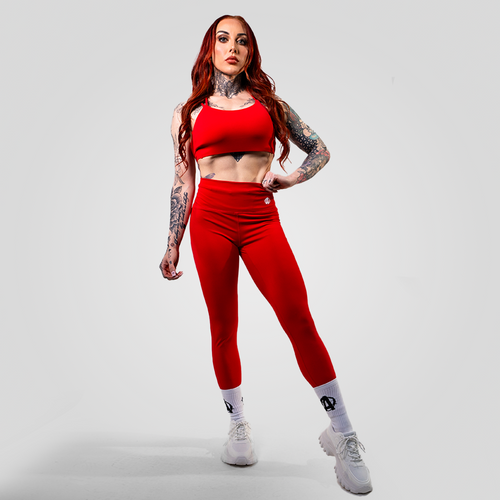 Animal Women's Performance Red Sports Bra