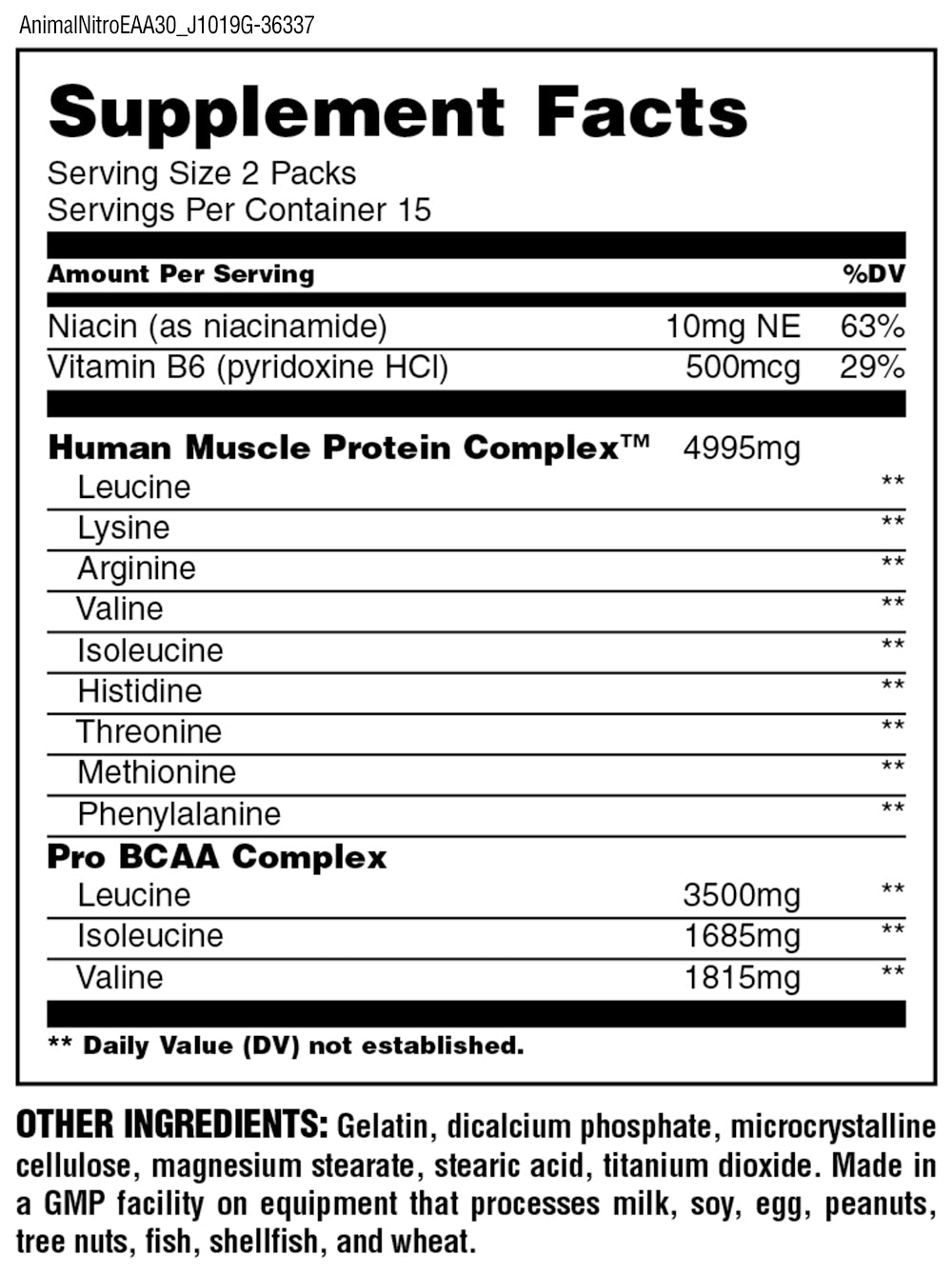 nutrition facts