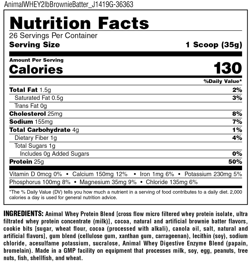 nutrition facts