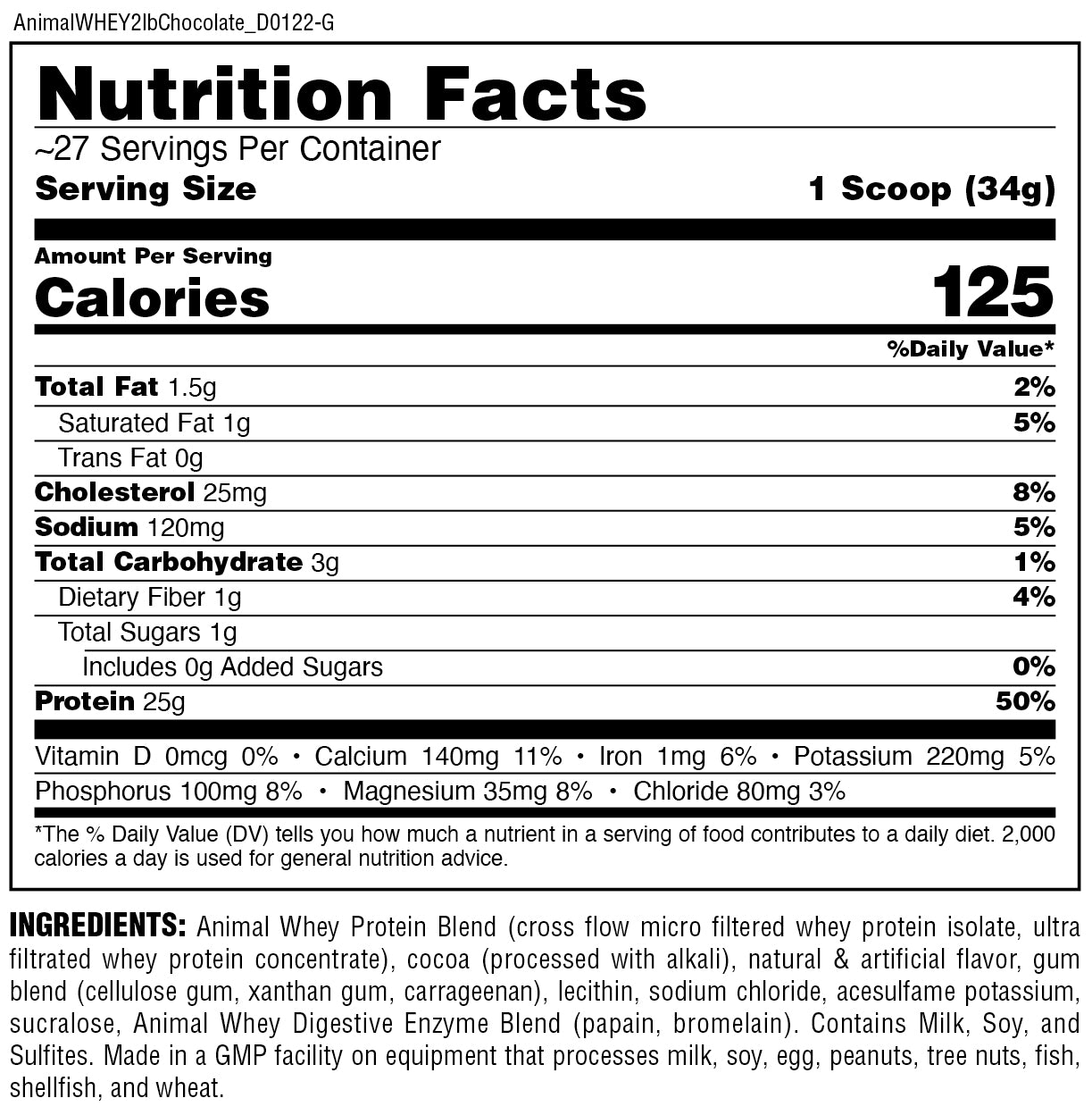 nutrition facts