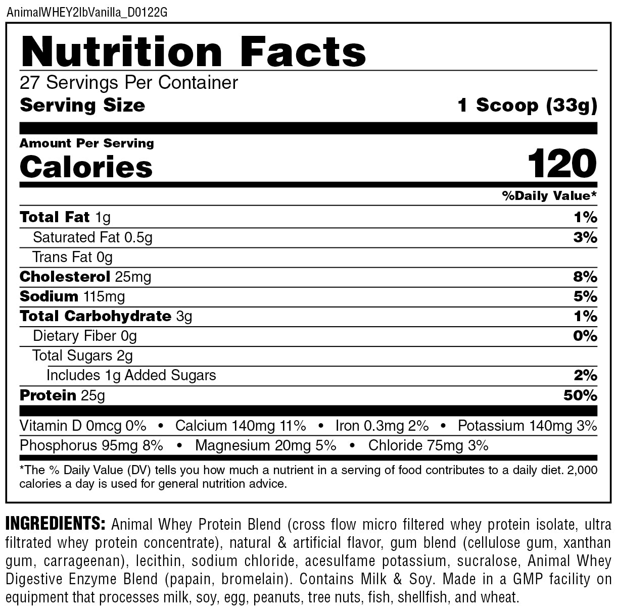 nutrition facts