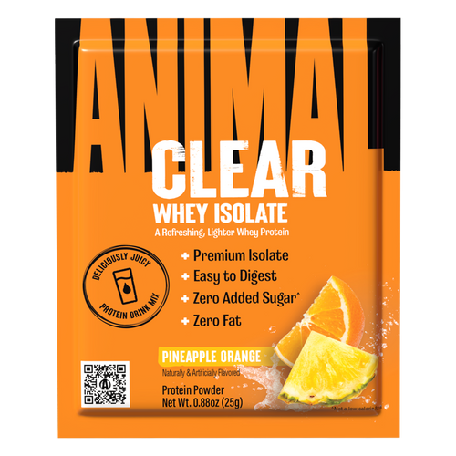 Animal Clear Whey Isolate Pineapple Orange Sample