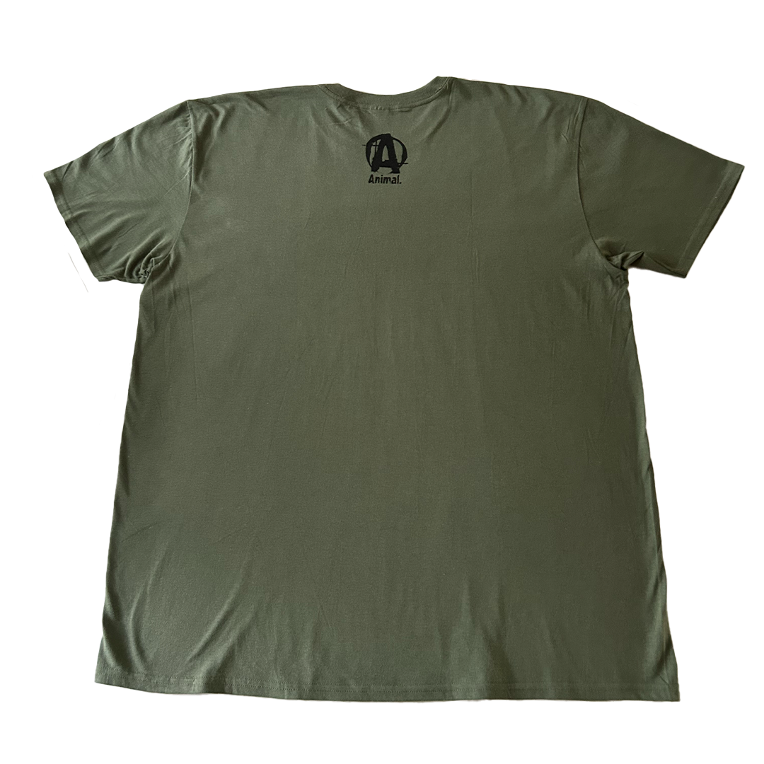 Animal Green Military Tee