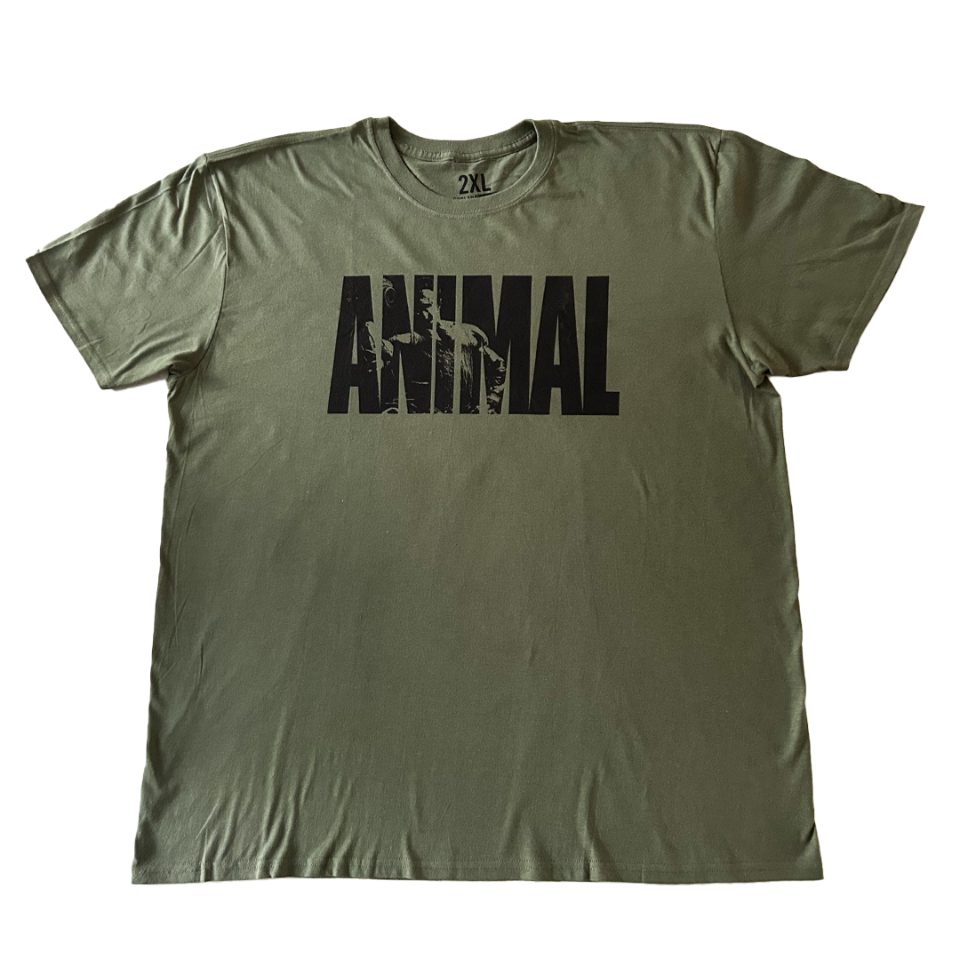 Animal Green Military Tee