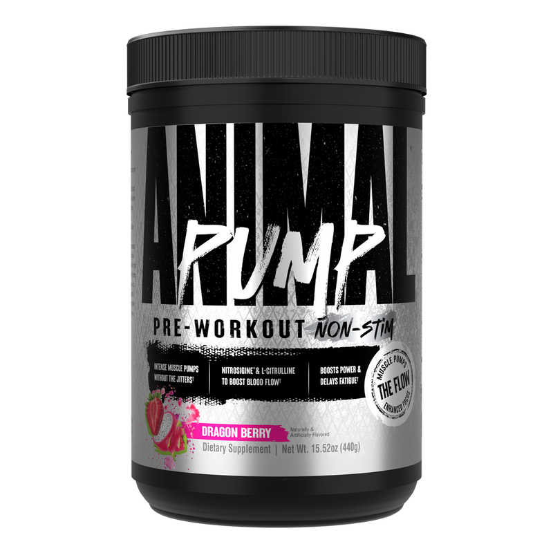 Animal Pump Non-Stim Powder Supplement Dragon Berry