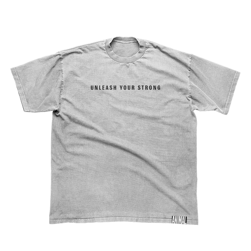 Limited Edition: Animal Unleash Your Strong Tee Grey