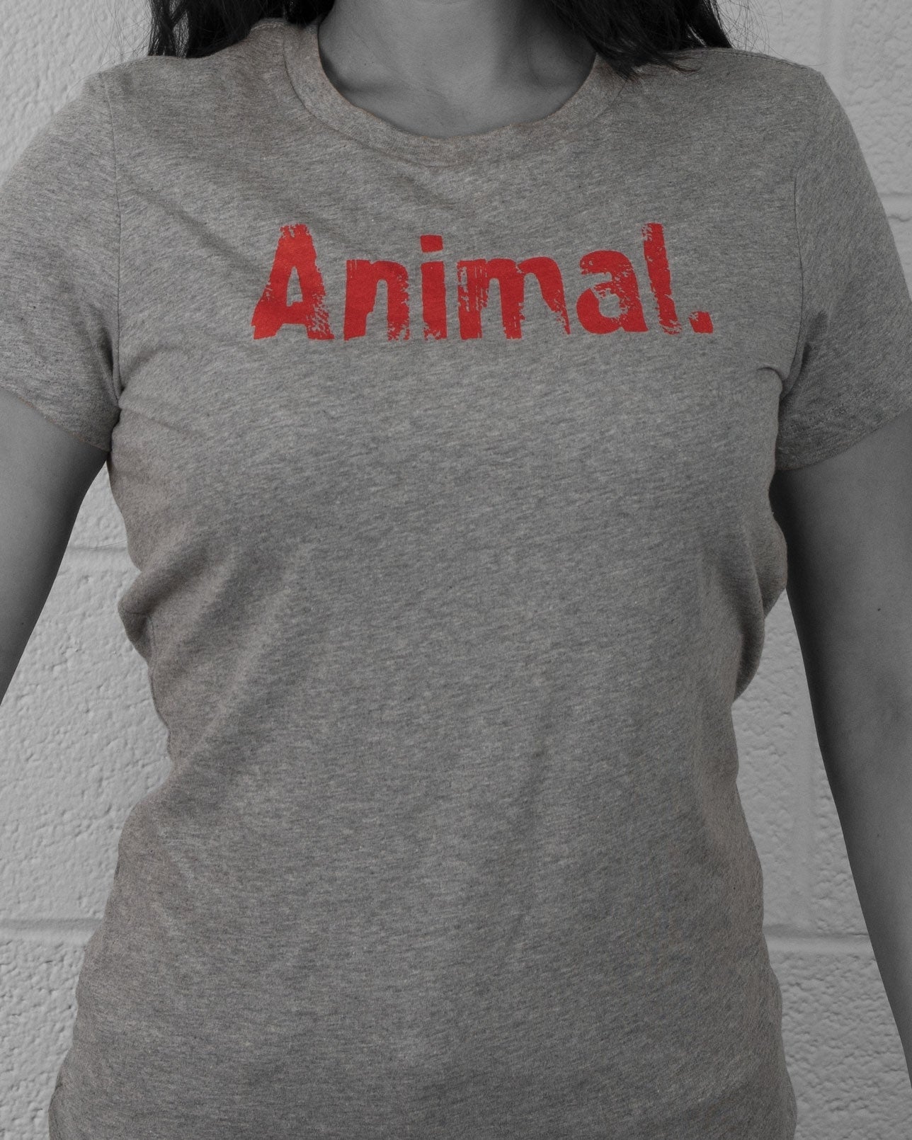 Animal. Logo Women's Heather Grey Tee