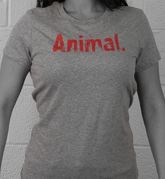 Animal. Logo Women's Heather Grey Tee