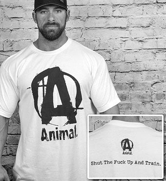 Animal Logo Black/White Tee