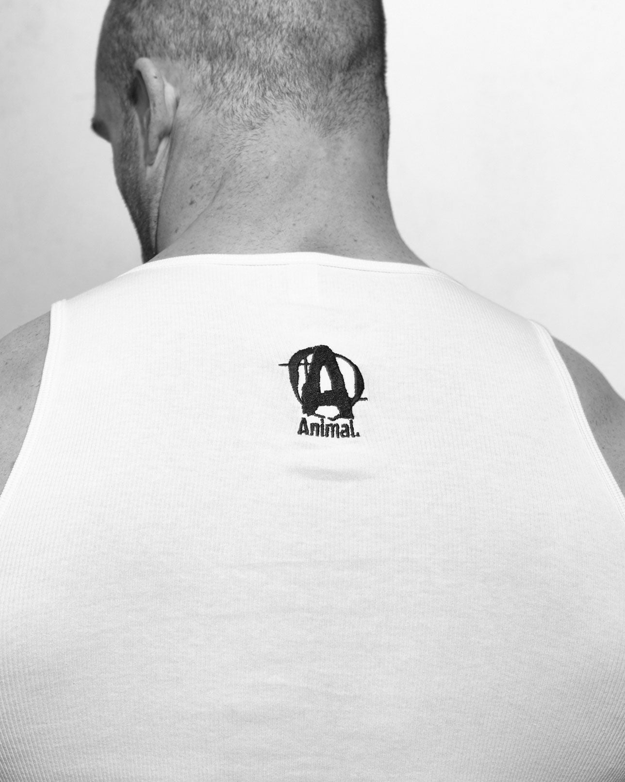 Ribbed Tank White
