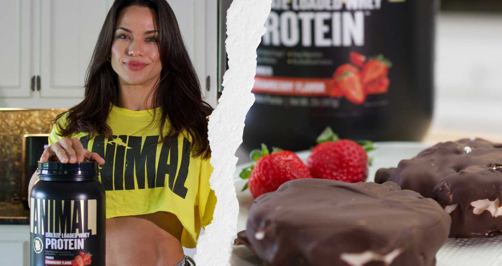 Strawberry Cheesecake Bites with 100% Whey Protein