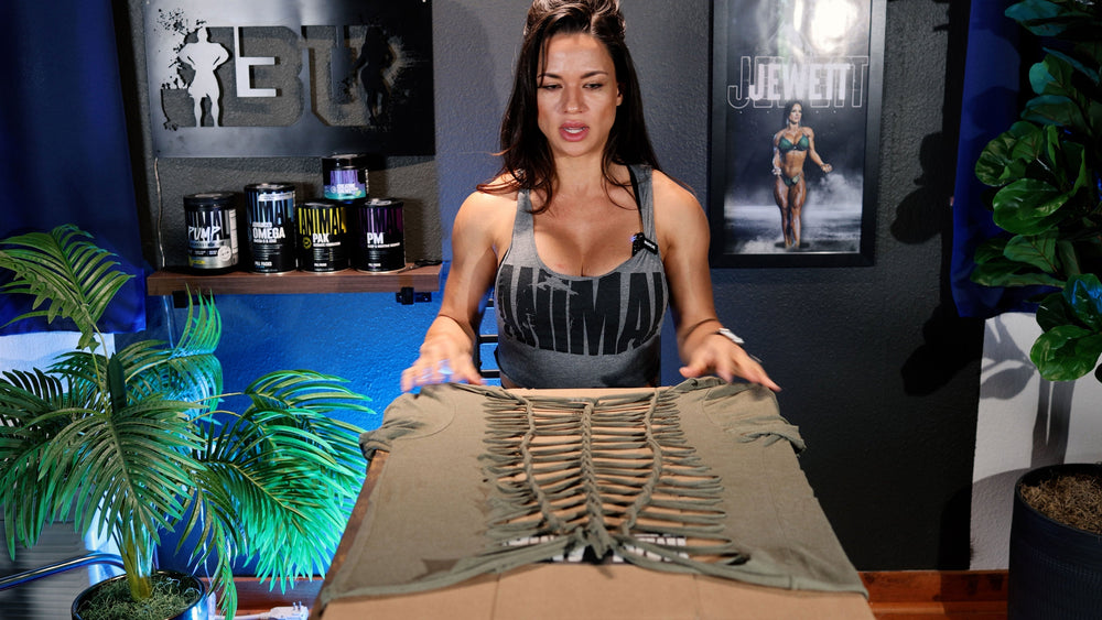 DIY Shredded Workout Shirt for Women