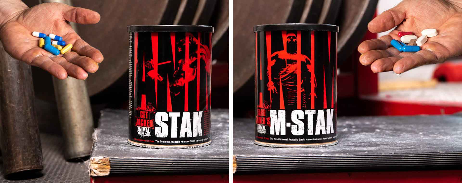Animal Stak Versus M-Stak & Animal Pak
