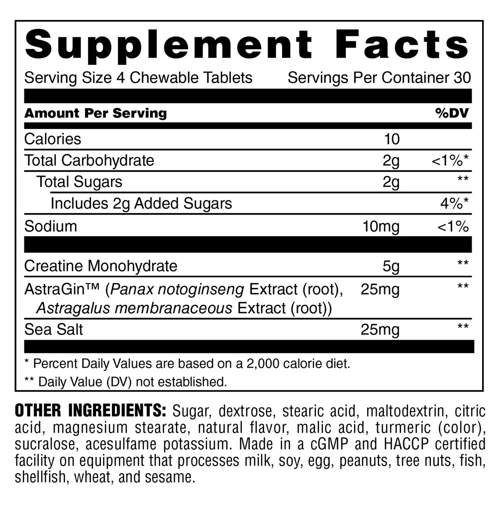 nutrition facts