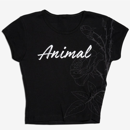 Women's Rose Baby Tee