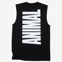 Core Sleeveless Muscle Tank Black