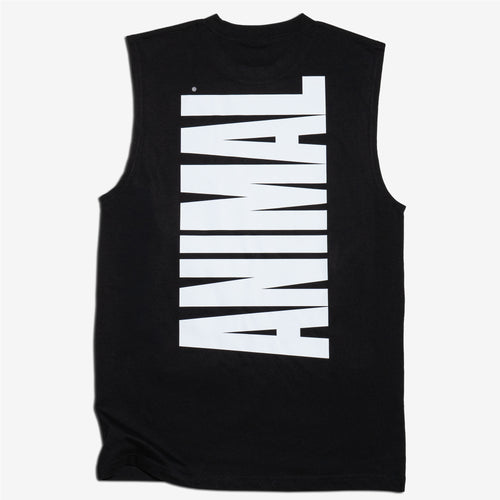 Core Sleeveless Muscle Tank Black