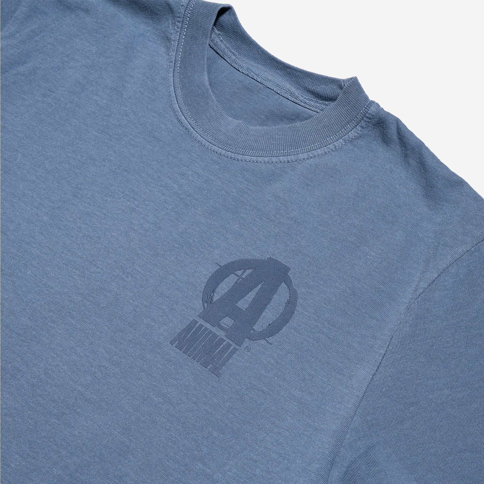 Arc Oversized Tee Slate Blue