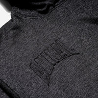 Gray Blackout Hoodie Front Detail