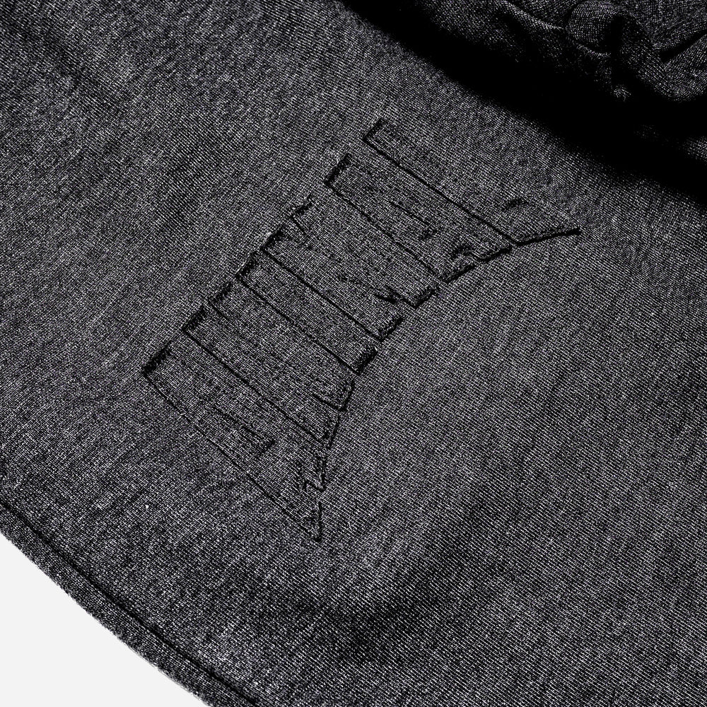 Gray Blackout Sweats Front Detail