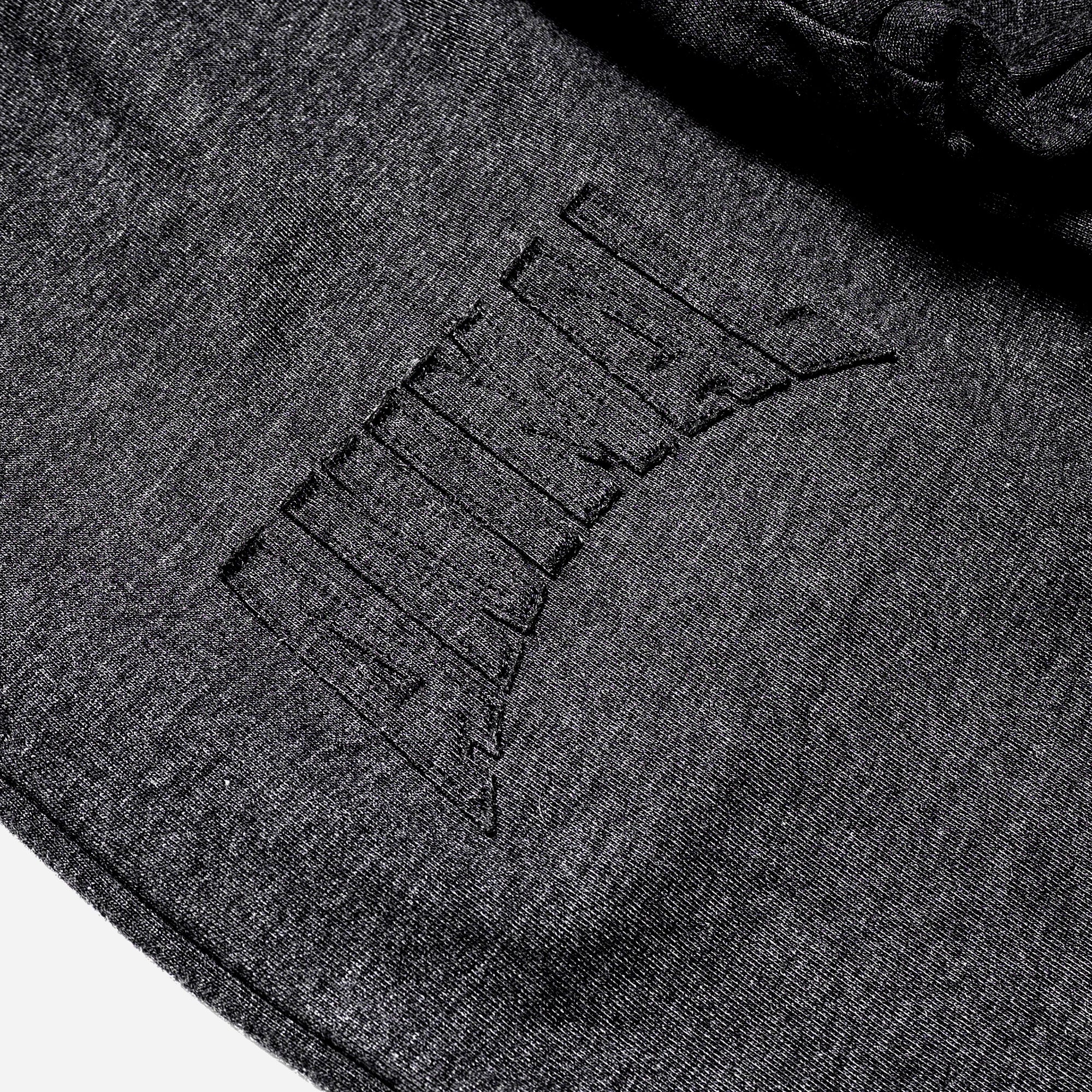 Gray Blackout Sweats Front Detail