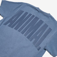 Arc Oversized Tee Slate Blue