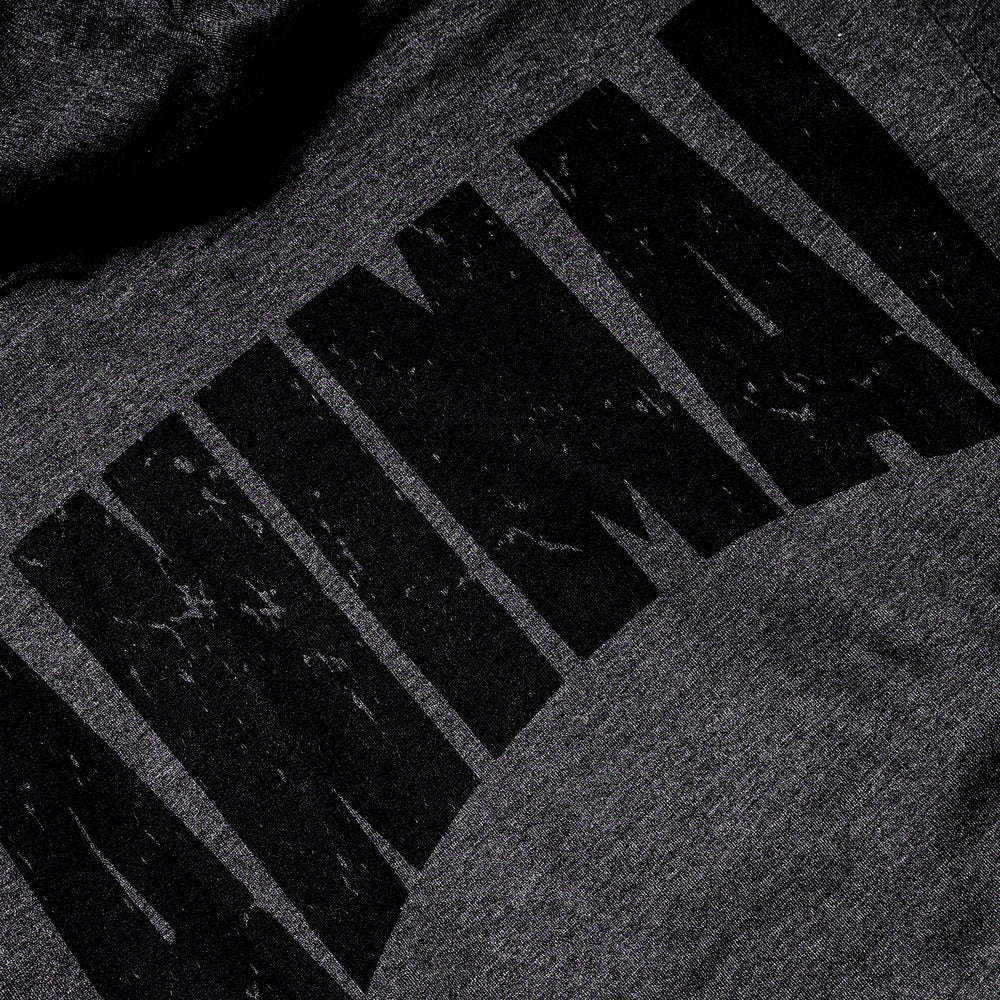 Gray Blackout Hoodie Back Detail