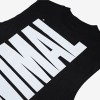 Core Sleeveless Muscle Tank Black