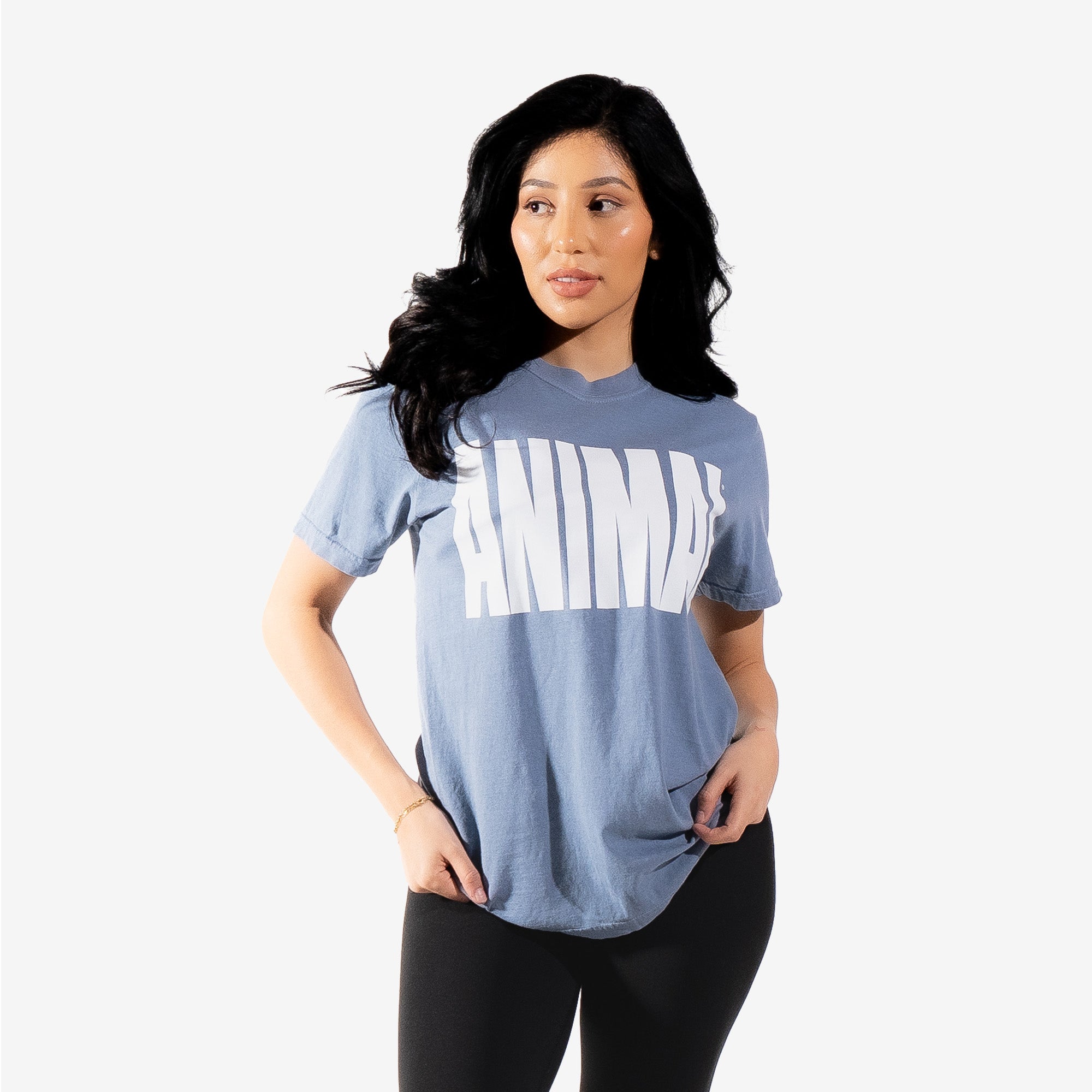 Iconic Tee Slate Blue