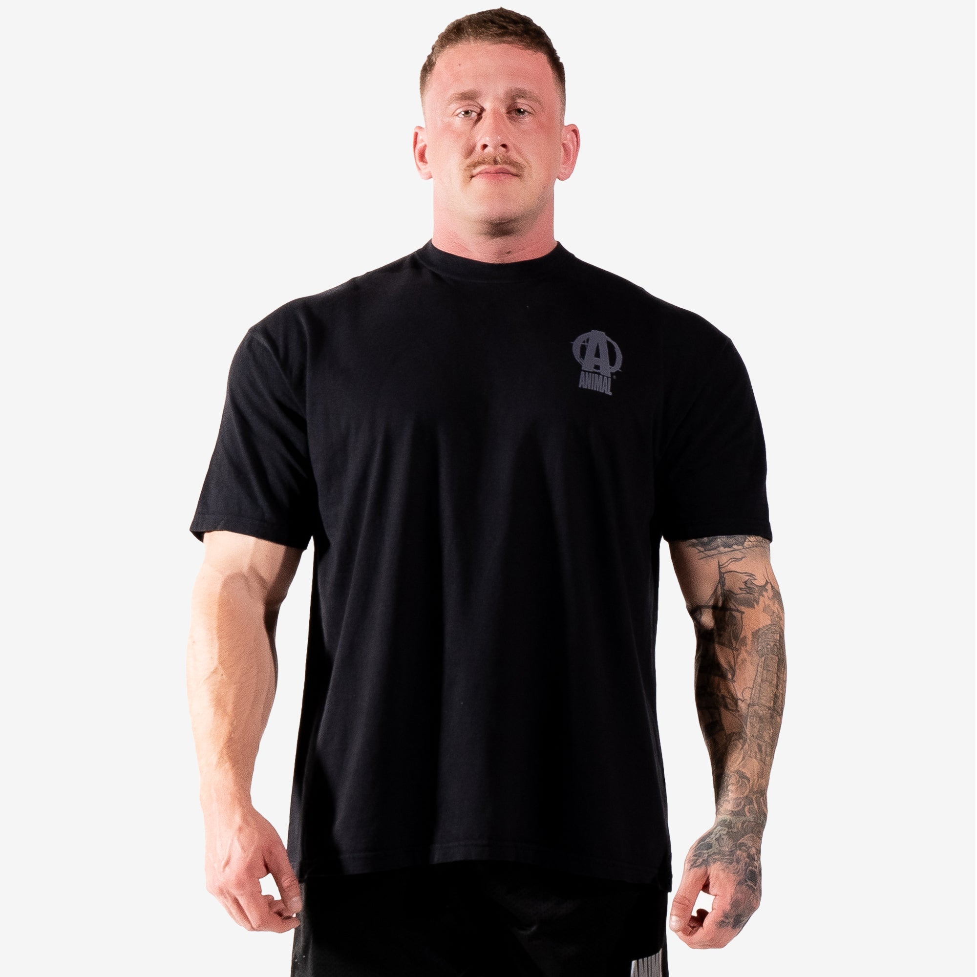 Arc Oversized Tee Black