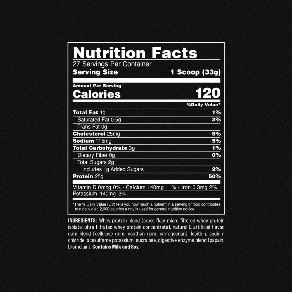 Nutrition Facts Vanilla / 2 lbs 43990799843648