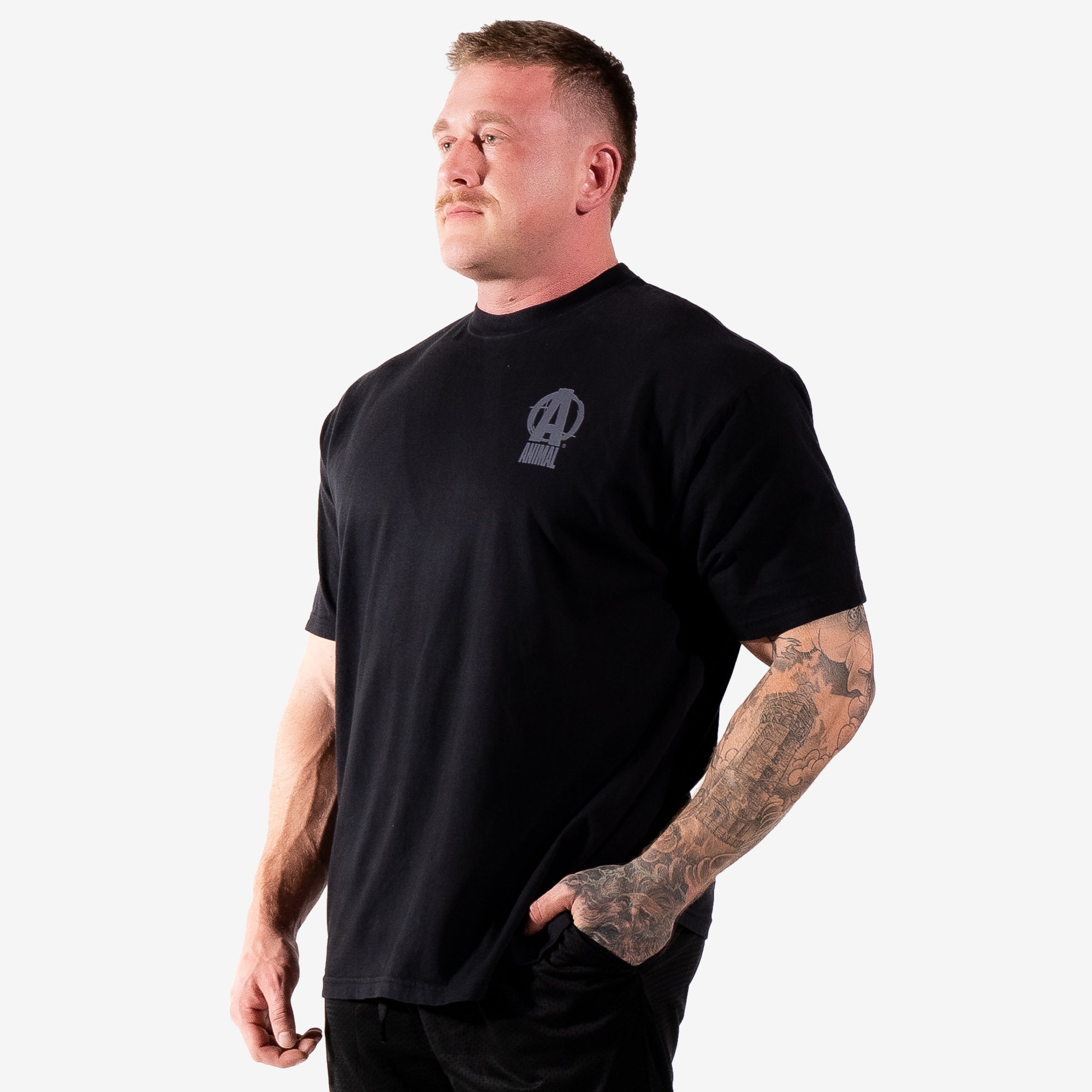 Arc Oversized Tee Black