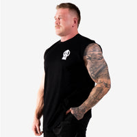 Core Sleeveless Muscle Tank Black