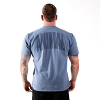 Arc Oversized Tee Slate Blue