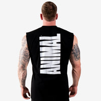Core Sleeveless Muscle Tank Black