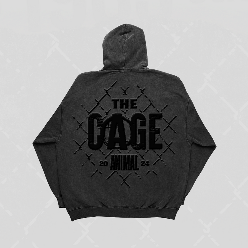 Limited Edition: The Cage Patch Hoodie Black