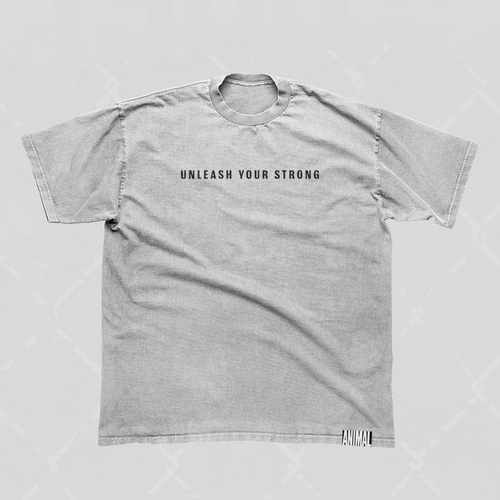 Limited Edition: Animal Unleash Your Strong Tee Grey