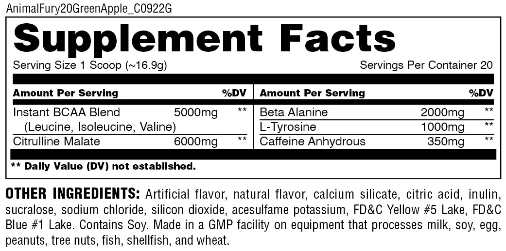 nutrition facts
