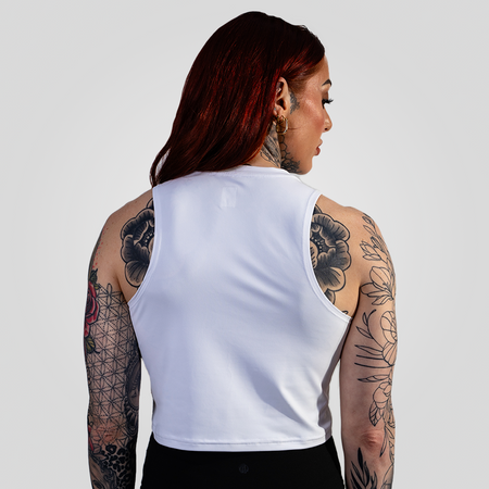 Animal Women's Essential Stretch White Tank