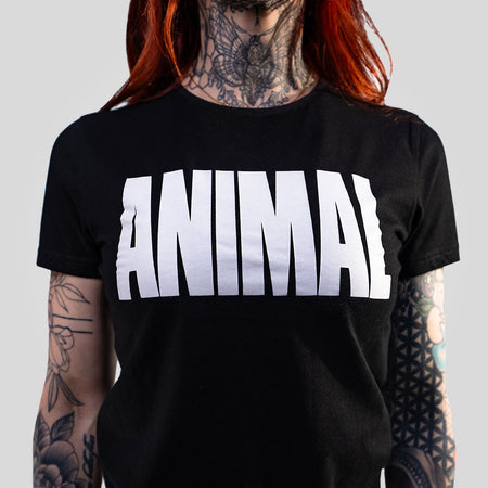 Animal Women's Iconic Tee Black & White