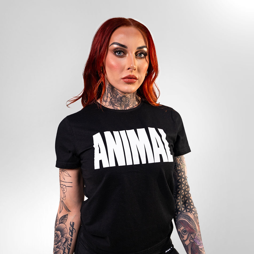 Animal Women's Iconic Tee Black & White