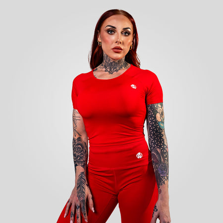 Animal Women's Performance Red Tee