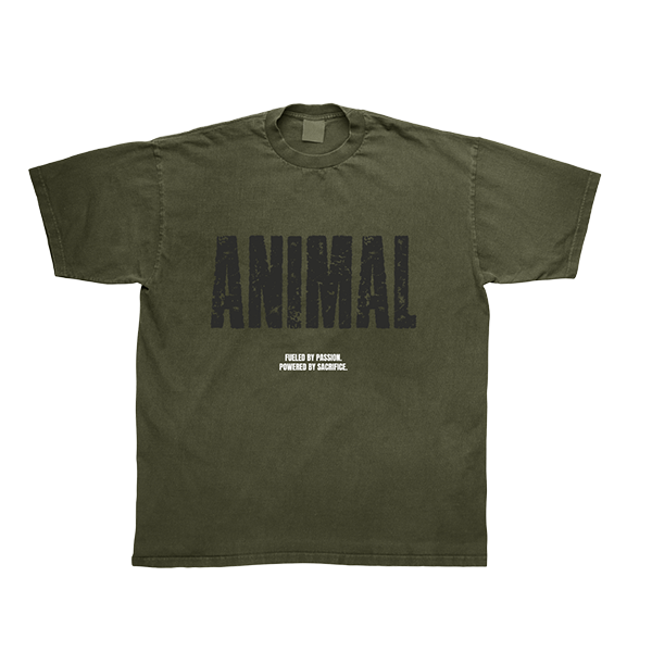 Limited Edition: 2025 Animal Olive Green Tee