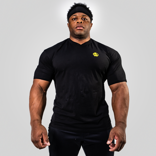 Animal Mens Essential Oversize Black Tee