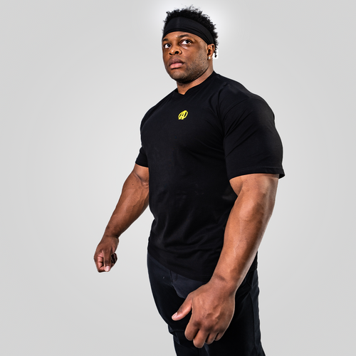 Animal Mens Essential Oversize Black Tee